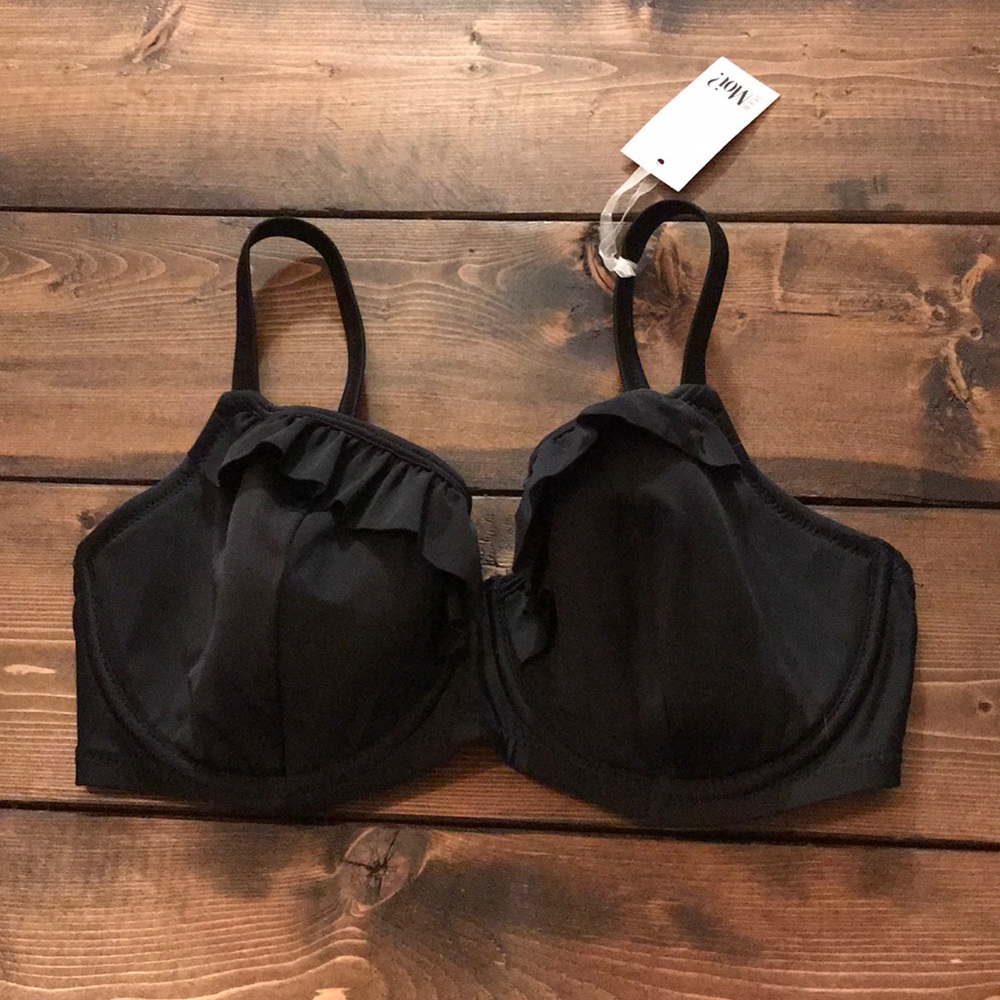 Pour Moi Black Bikini Top 34E